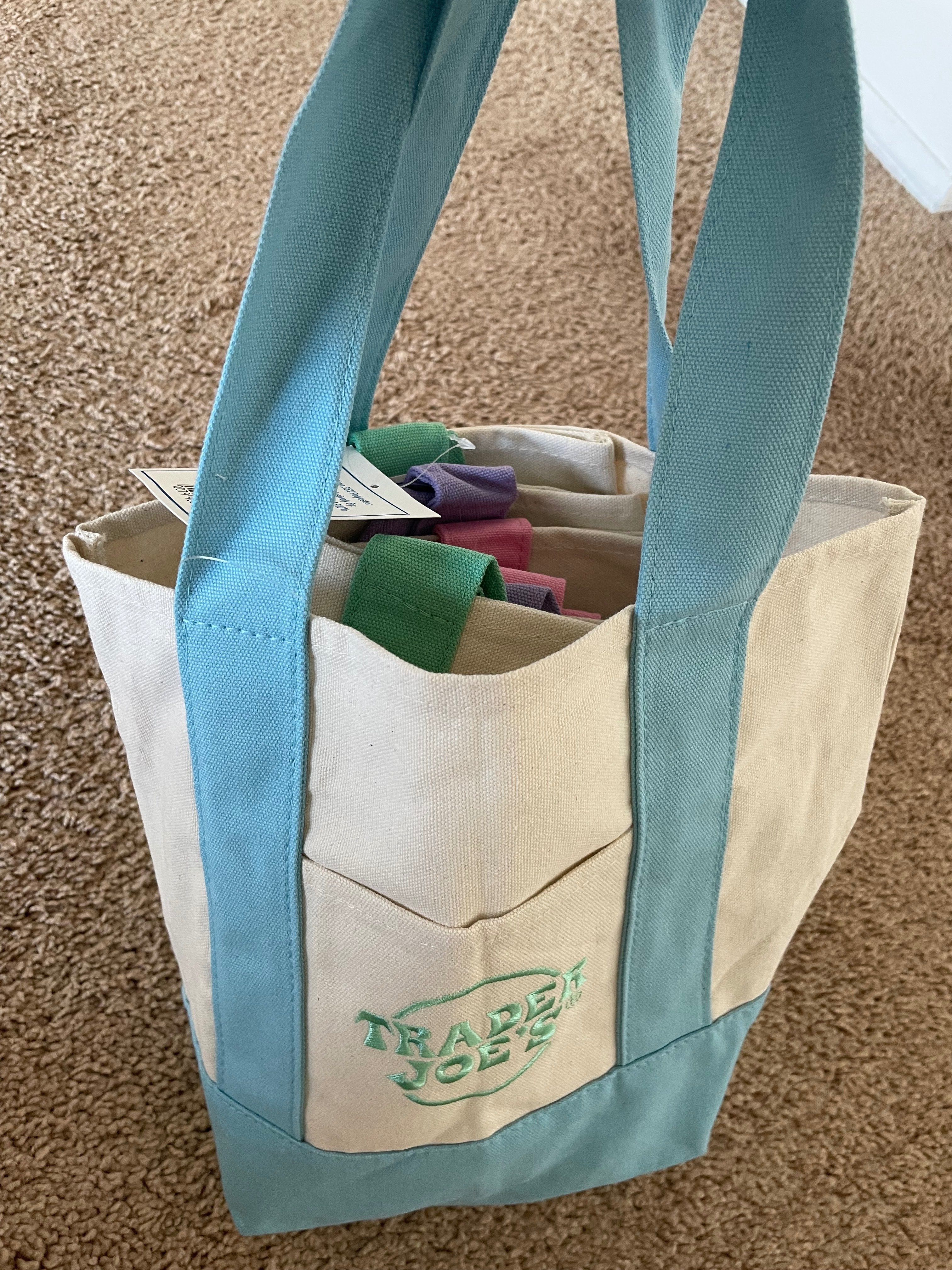 Trader Joe's】トレジョ ミニトート エコバッグ☆4色セット 新品