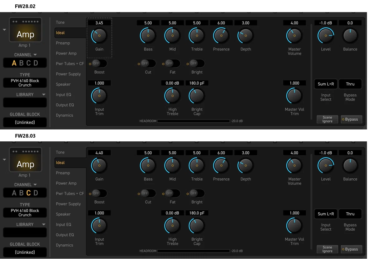 Fractal Audio Systems Axe-FX III Firmware 28.03 アップデート 概要紹介｜Ryo Fujimura