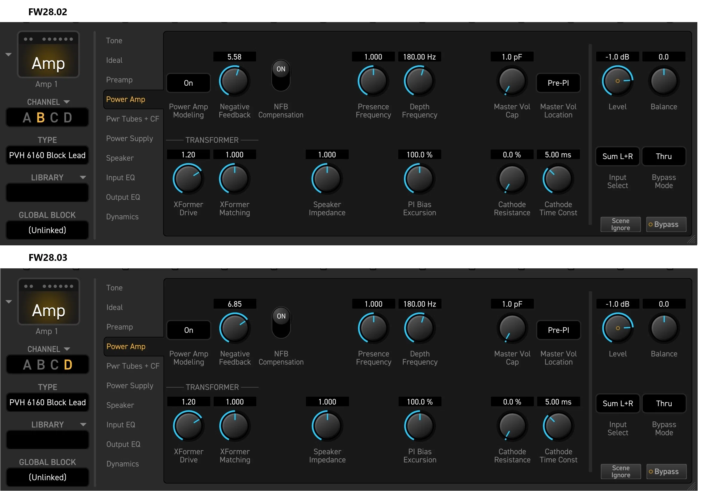 Fractal Audio Systems Axe-FX III Firmware 28.03 アップデート 概要