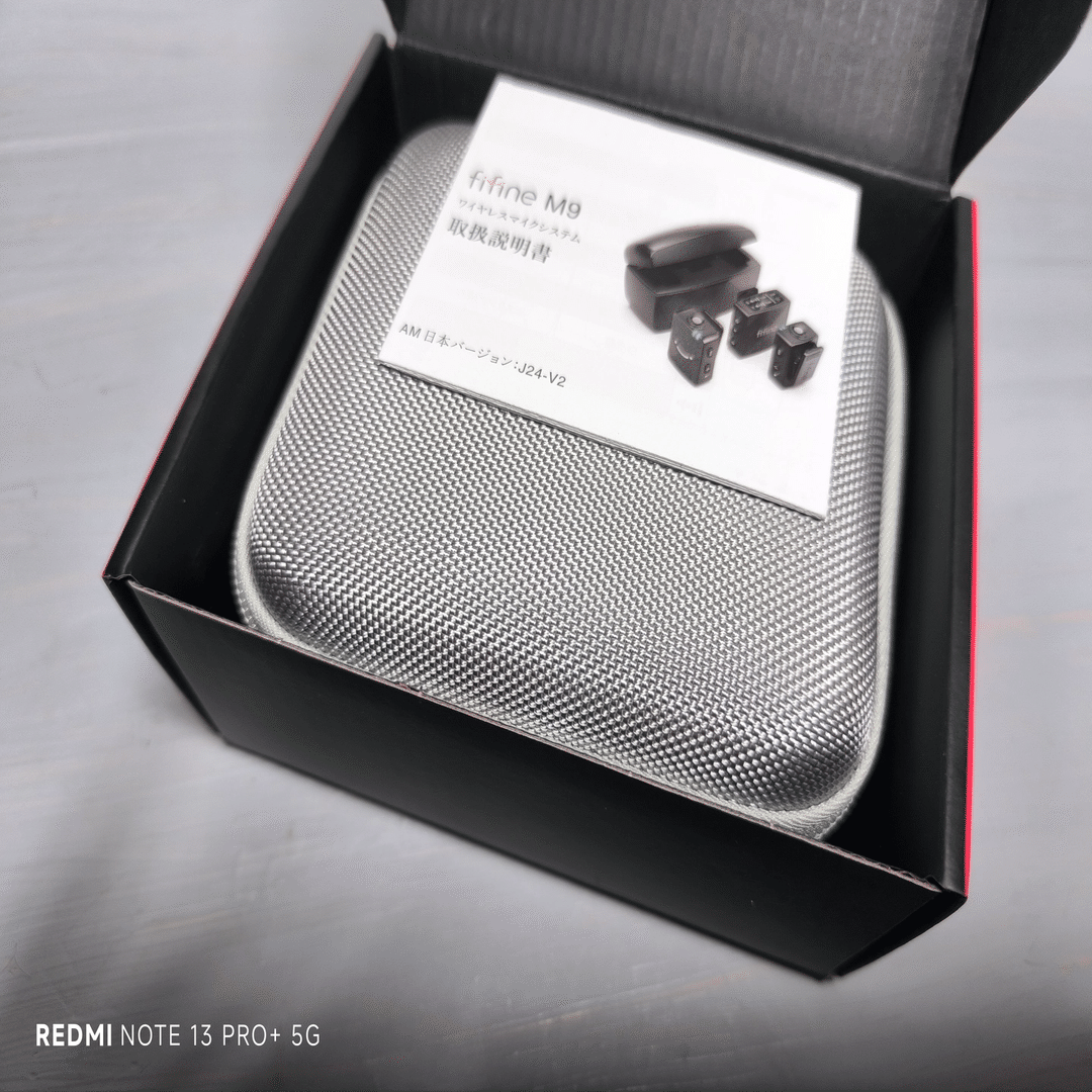 ワイヤレスマイクFifine M9実機レビュー｜重藤 六