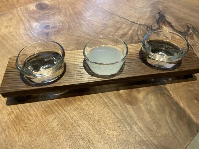 日本酒飲み比べ