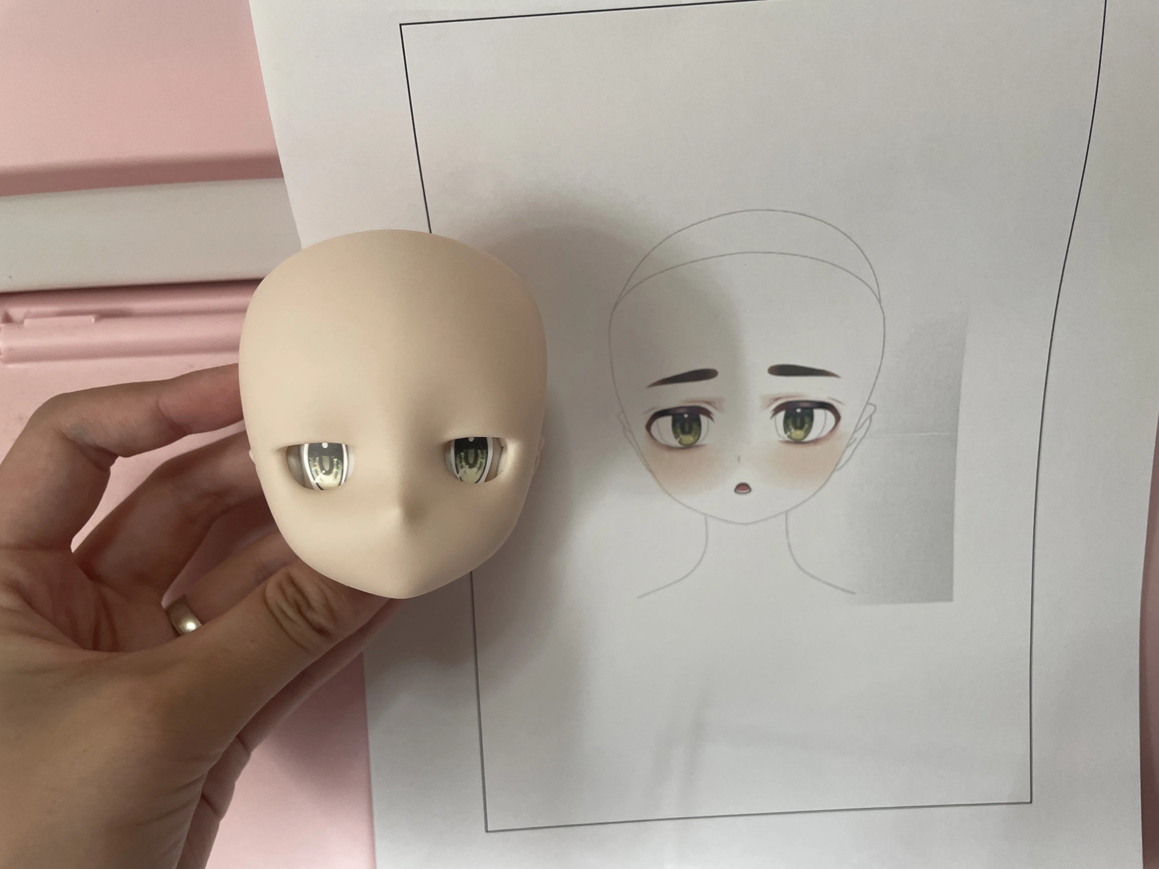 初めてドール(DD)のヘッドをカスタムしてみたぞ！【無謀】｜ピニャー太