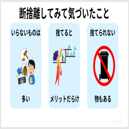 断捨離で気づいた】捨てられない自分｜うちらぶ