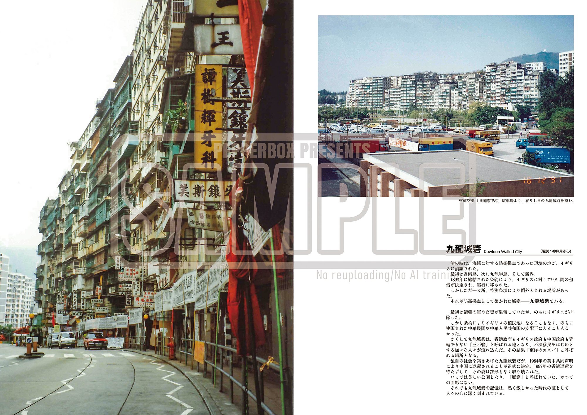 消えゆく街＜1992年九龍城砦/2024年茶果嶺村～九龍最後の村