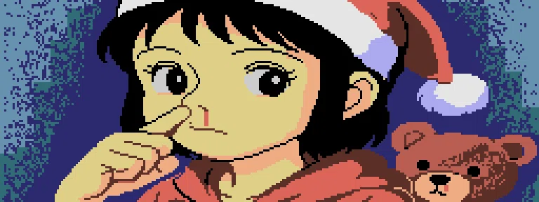 MSX1風の手描きイラストCGは縦解像度半分＋好きな色ベタ塗で始めよう