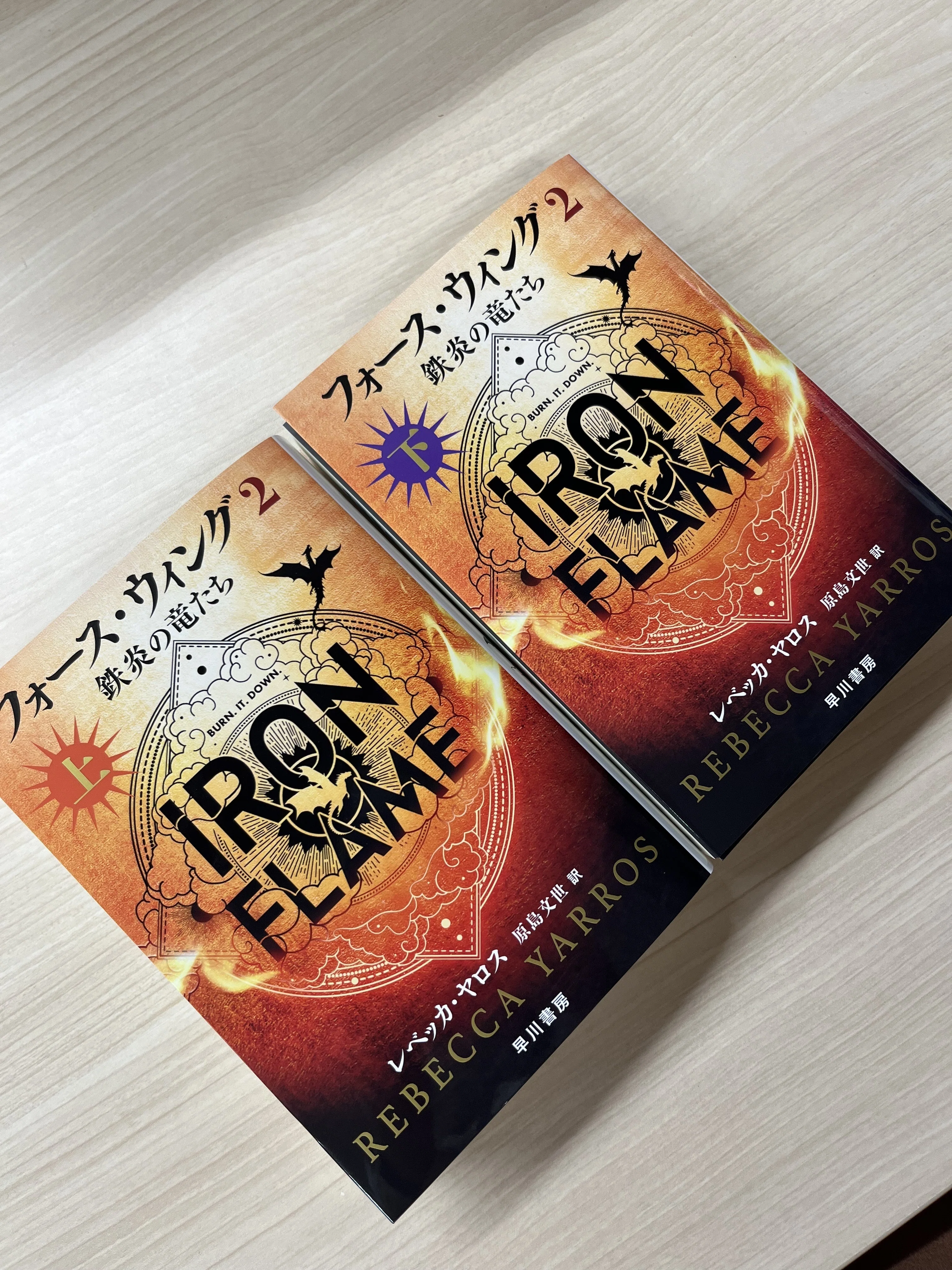 発売迫る！】『フォース・ウィング2―鉄炎の竜たち―』見本ができました