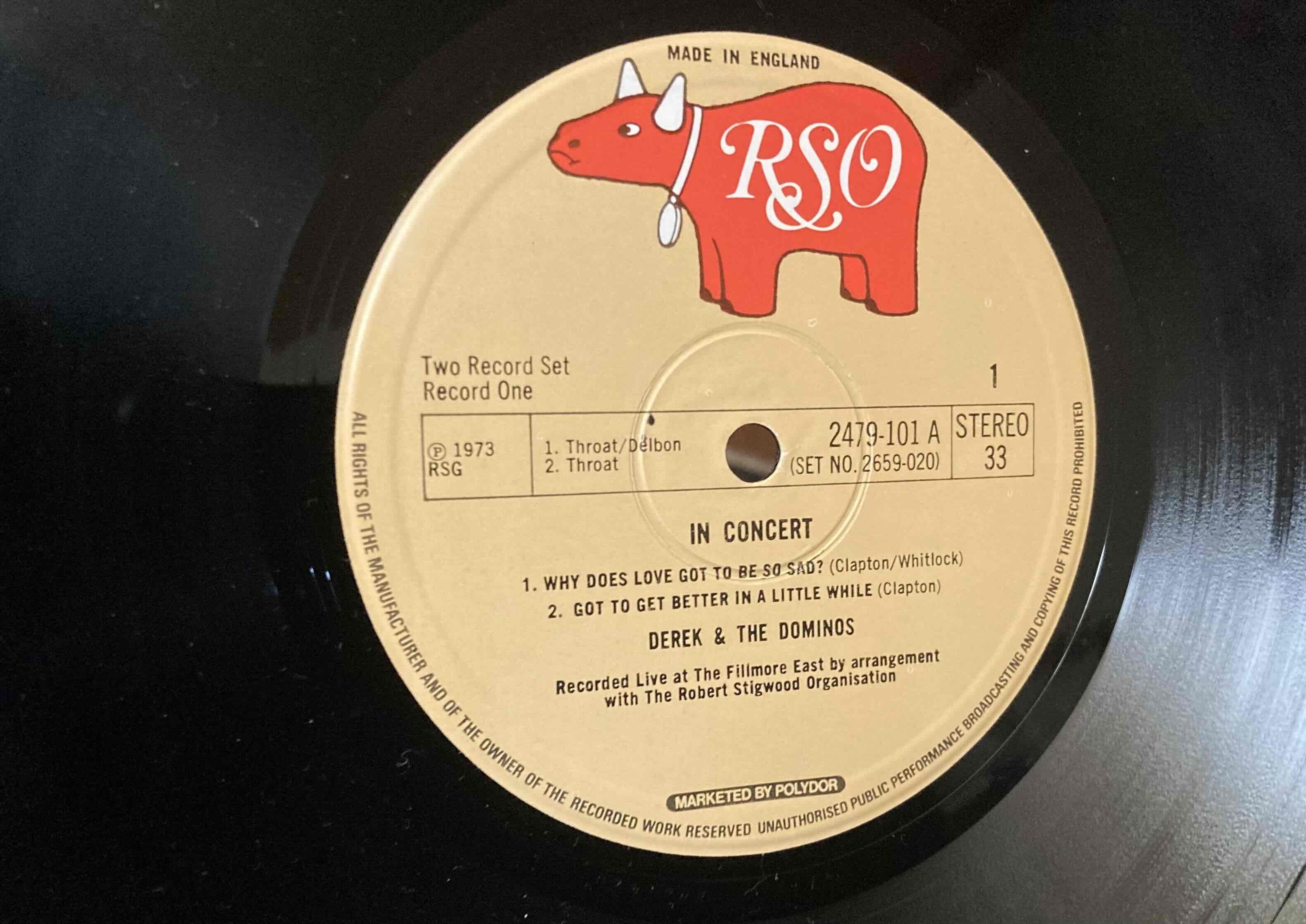 ■オリジナルプロモ盤■DEREK & THE DOMINOS / ERIC CL Derek And The Dominos / Layla And Other Assorted Love Songs