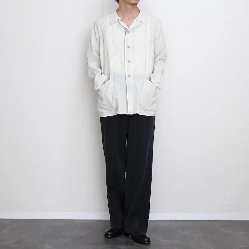 MAATEE&SONS リネンジャケット カバーオール MAATEE＆SONS(マーティーアンドサンズ) 24SS折って折ってSHIRT