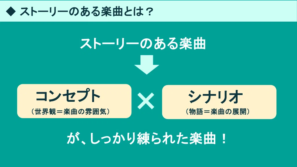 ストーリーのある楽曲の作り方｜DRIVE