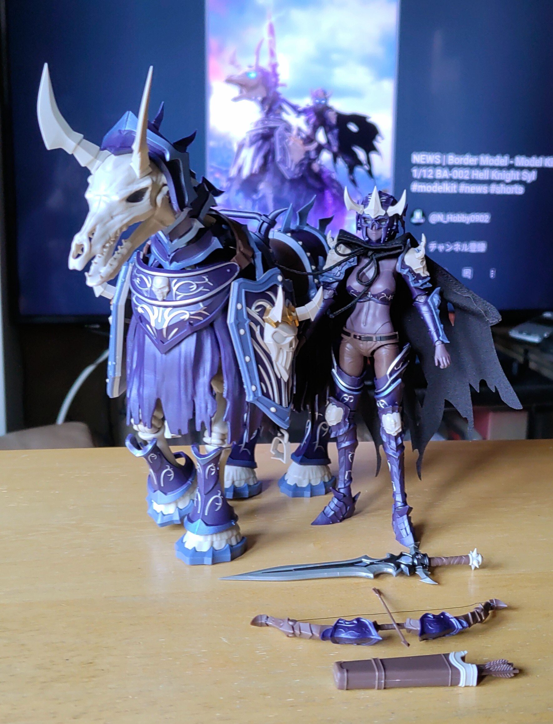地獄騎士 シル 1/12』(HELL KNIGHT SYL) プラモデル 完成披露｜K3-O2