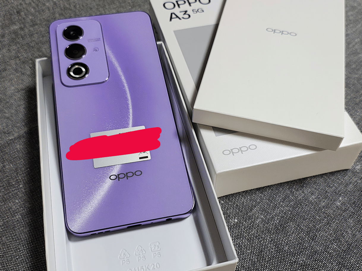 結構惜しい？OPPO A3 5Gのレビュー｜きら