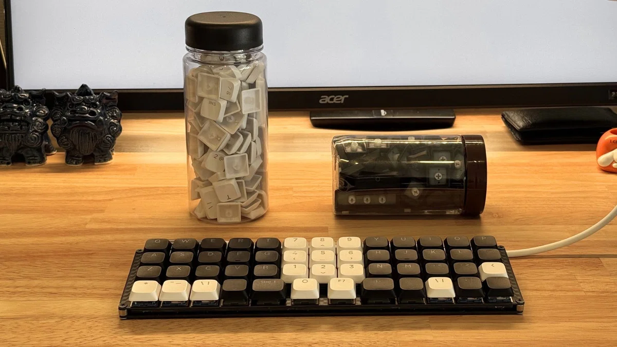 o51go + ケース + スペースバーキーキャップ4個（サリチル酸⌨️自キ 