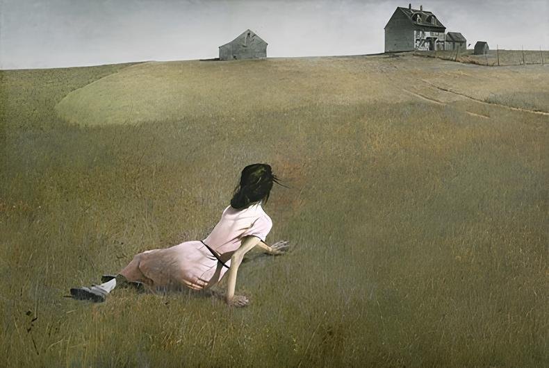 ワイエス『クリスティーナの世界』草むらに倒れた彼女は、何を