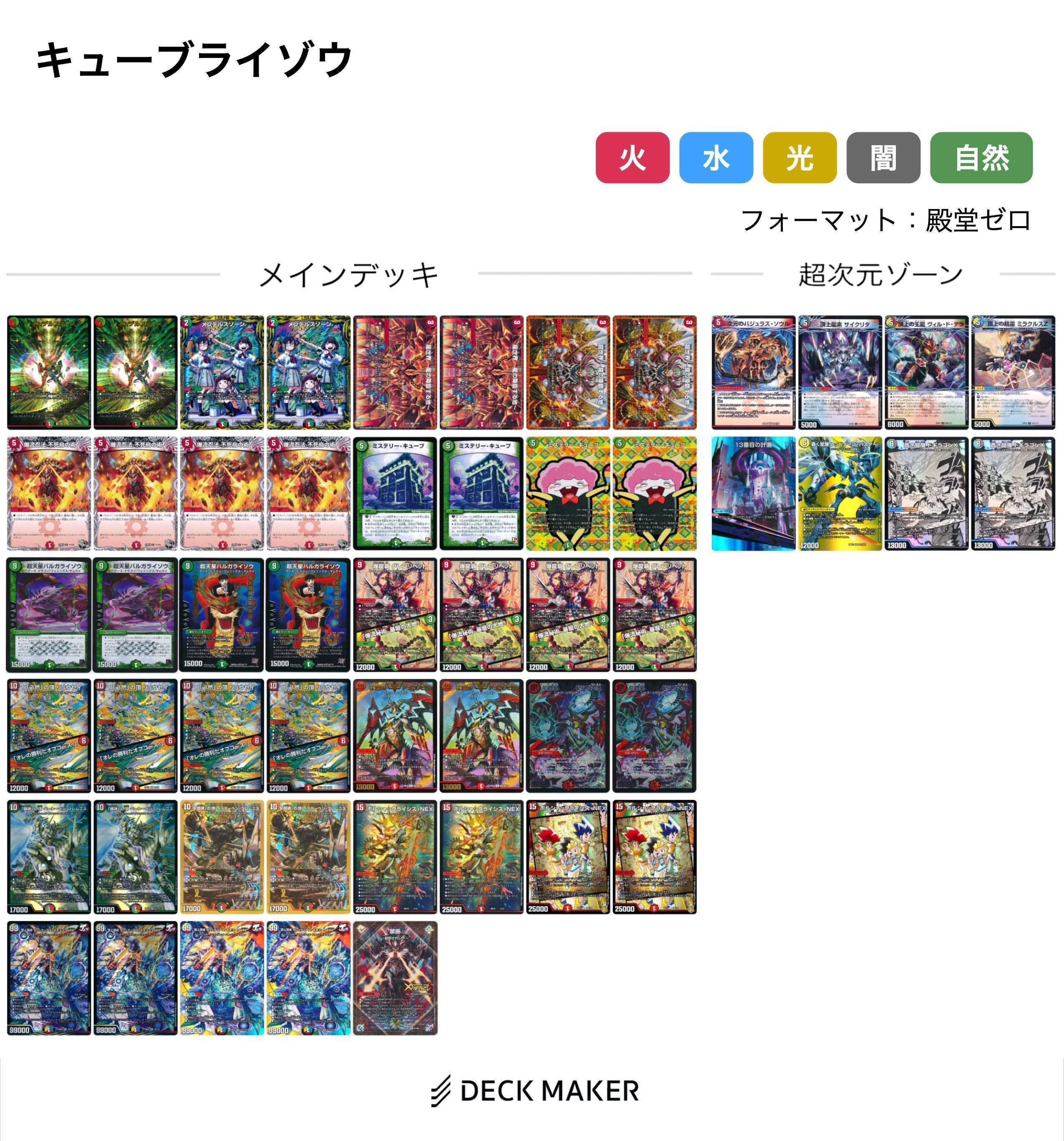 デュエマ】制作費5000円で『捲りの王道』組んでみた【対戦動画