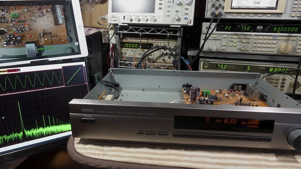 YAMAHA TX-480 修理調整記録｜BLUESS Laboratory