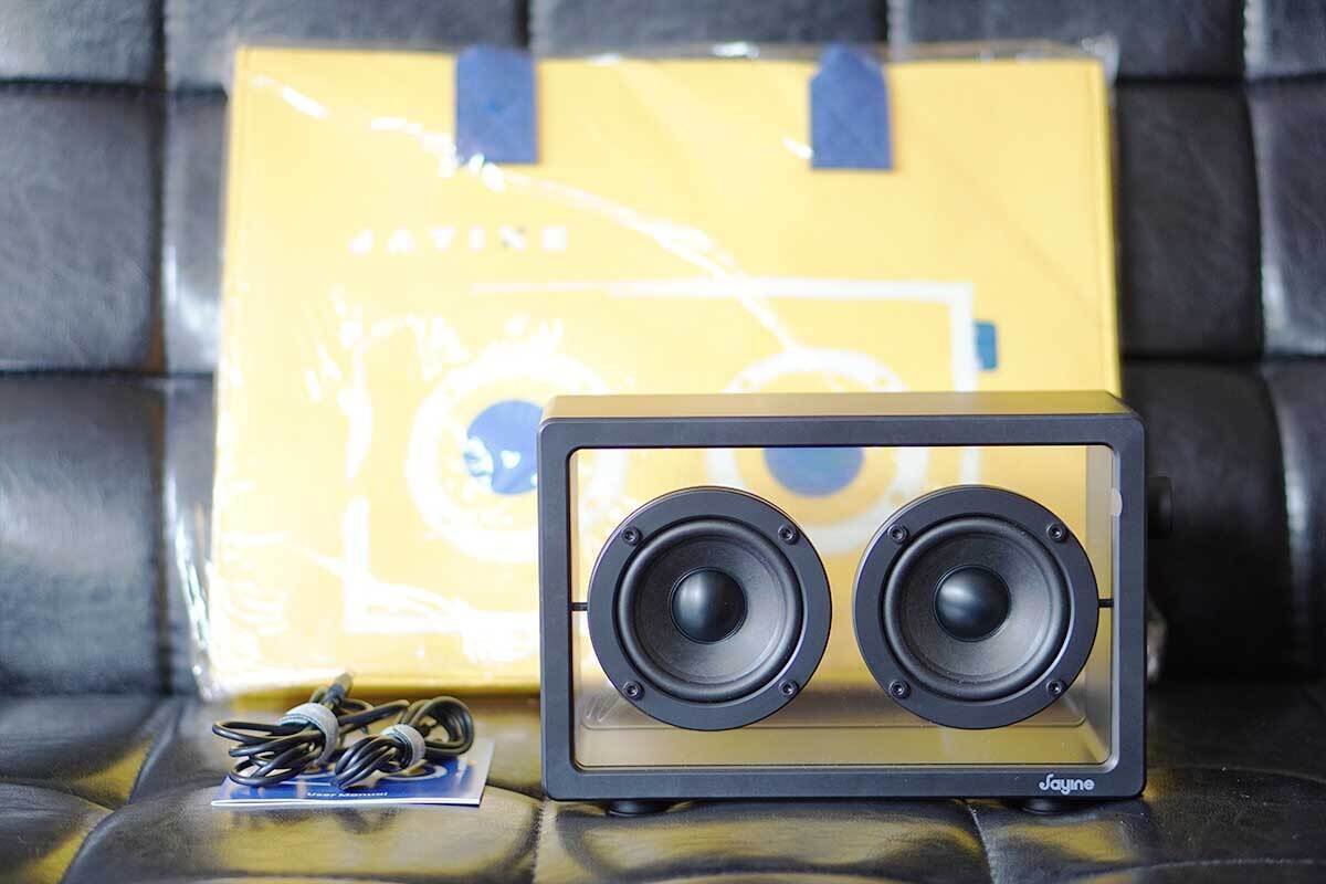 レビュー】JAYINEの透明スピーカーがおしゃれすぎる