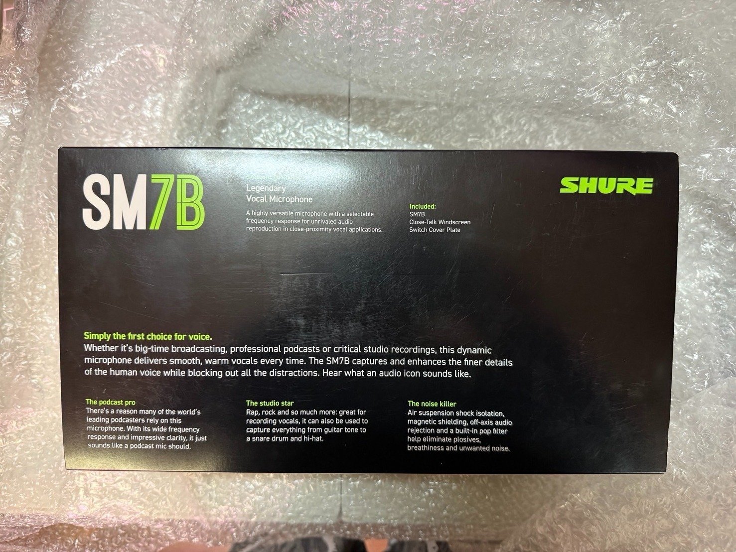 AmazonでShureのSM7Bを購入したら偽物だった｜中村ポニョリオン