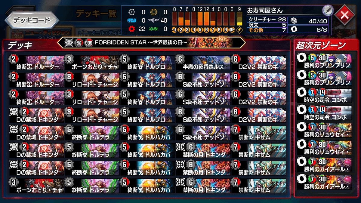 レート1700&最終レジェンド達成 30弾(ND) ギガトロン採用型 レート1700&最終レジェンド達成 30弾(ND) ギガトロン採用型
