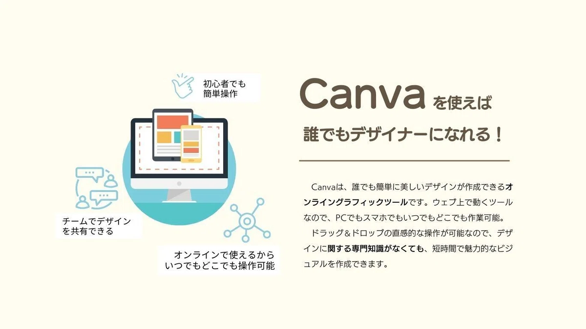 Canvaを使えばだれでもデザイナーになれる!