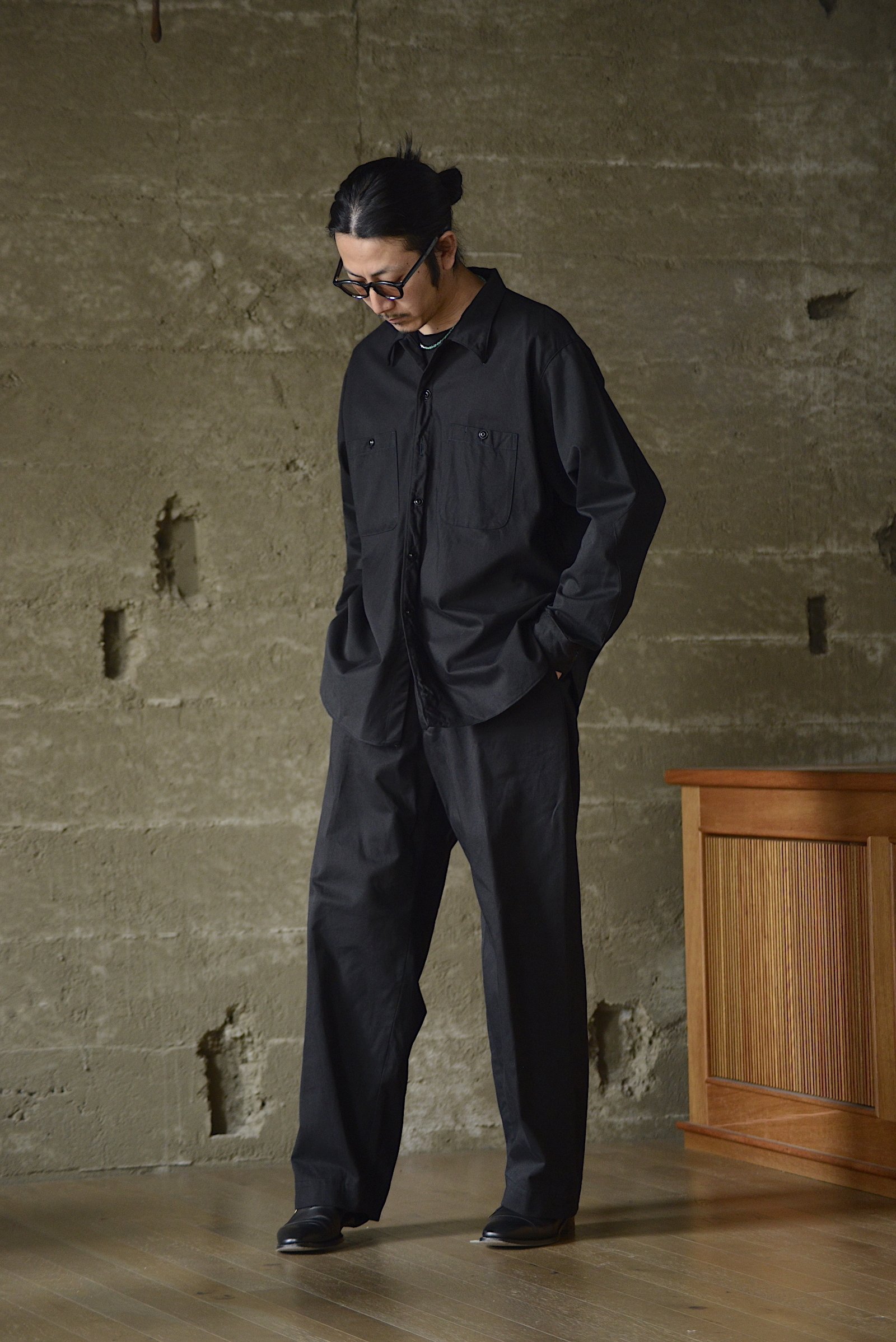 NICENESS OFFICER CHINO SHIRT“SHELLEY” SHELLEY – NICENESS NICENESS