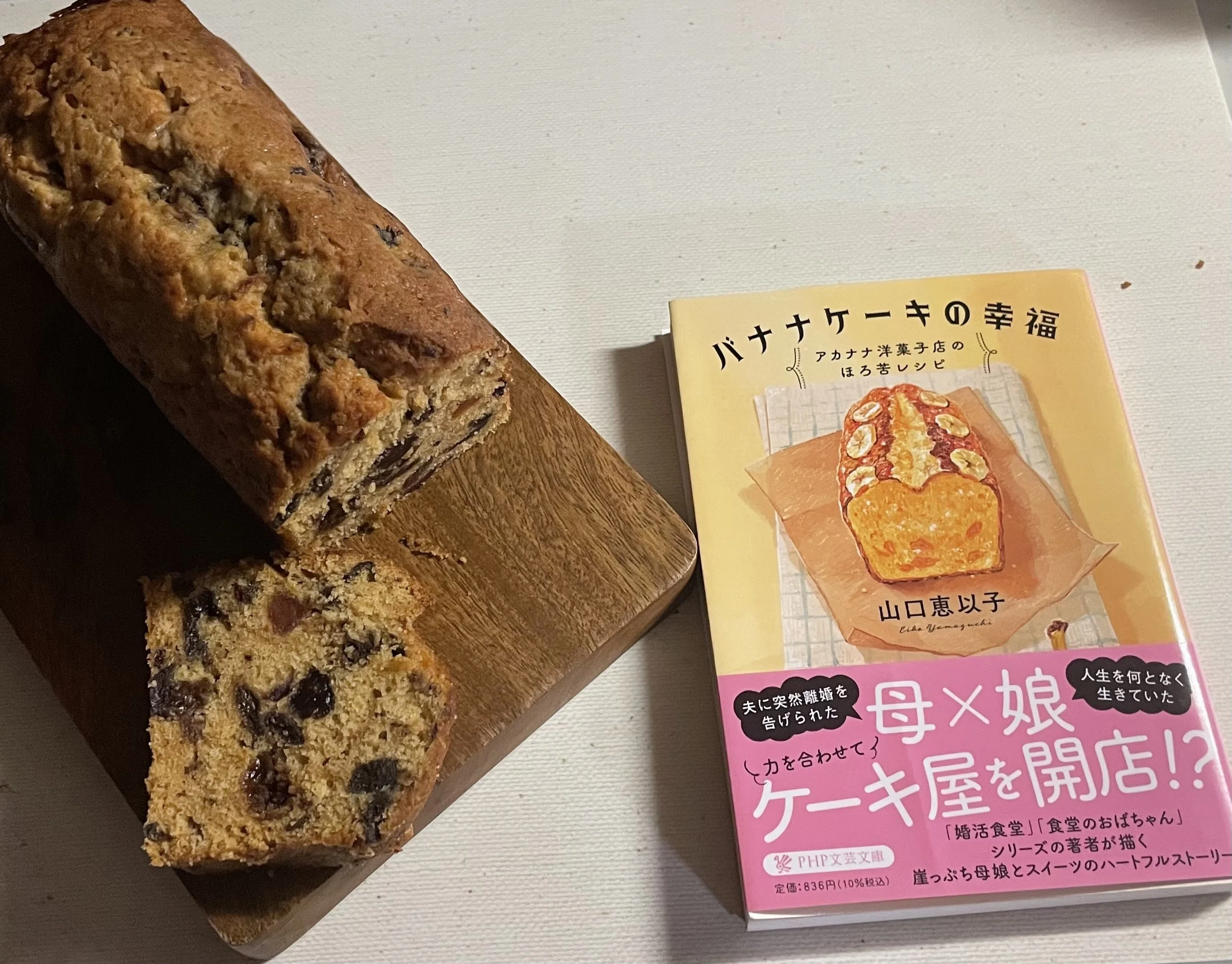 バナナケーキの幸福」山口恵以子を読んだら森村桂のバナナケーキを