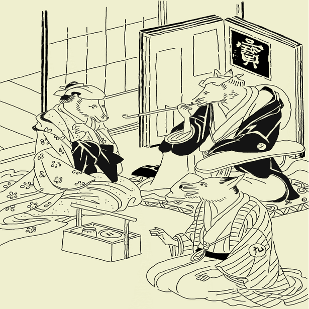 扨化狐通人①～江戸の昔の稲荷神社巡り｜歓怒（かんど）