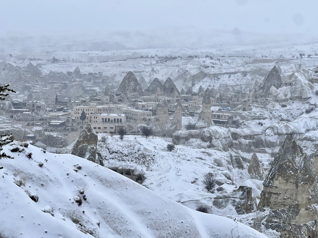 予想外に雪になったカッパドキア観光〜トルコ紀行（17）｜たなか