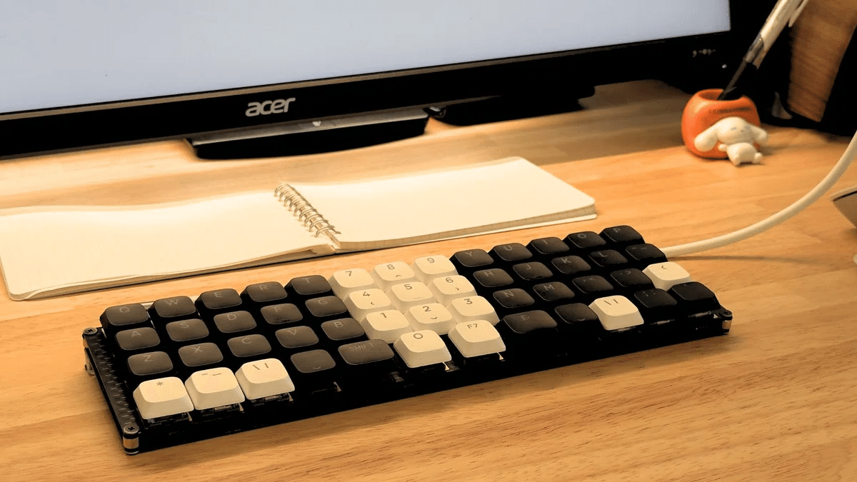 はんだ不要の自作キーボード