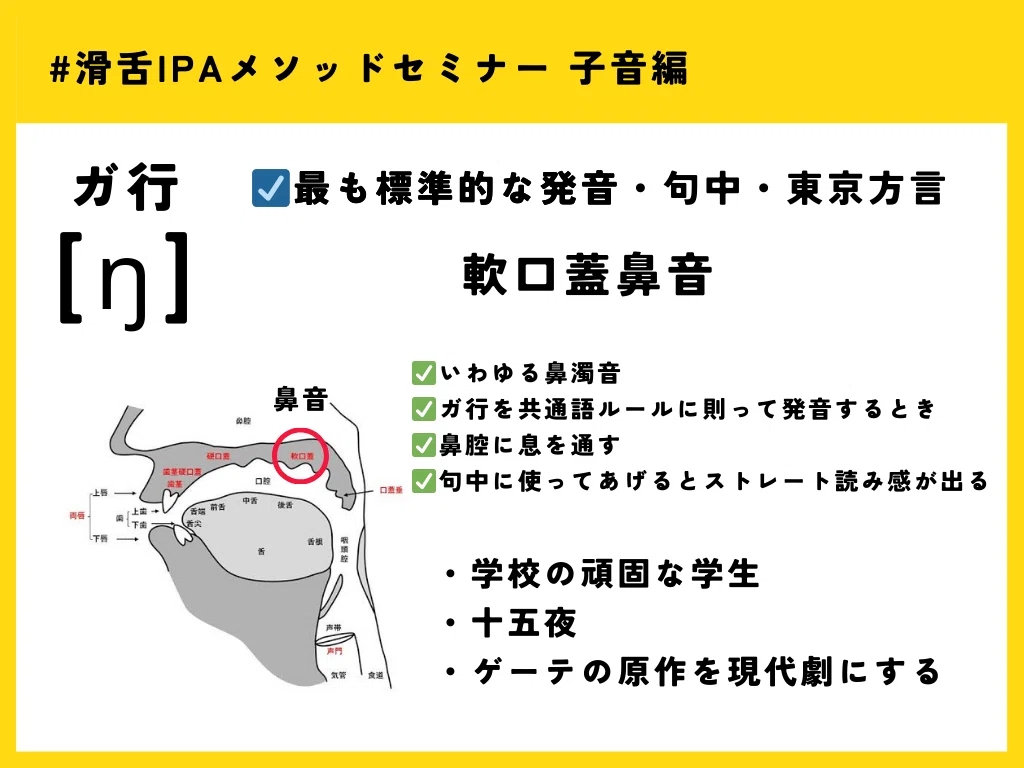 鼻濁音 と は