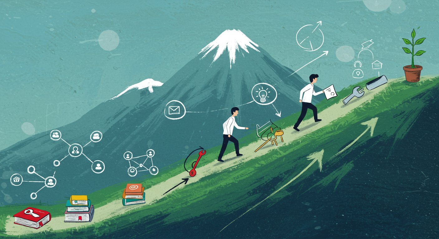 人的資本への投資と成長イメージ
