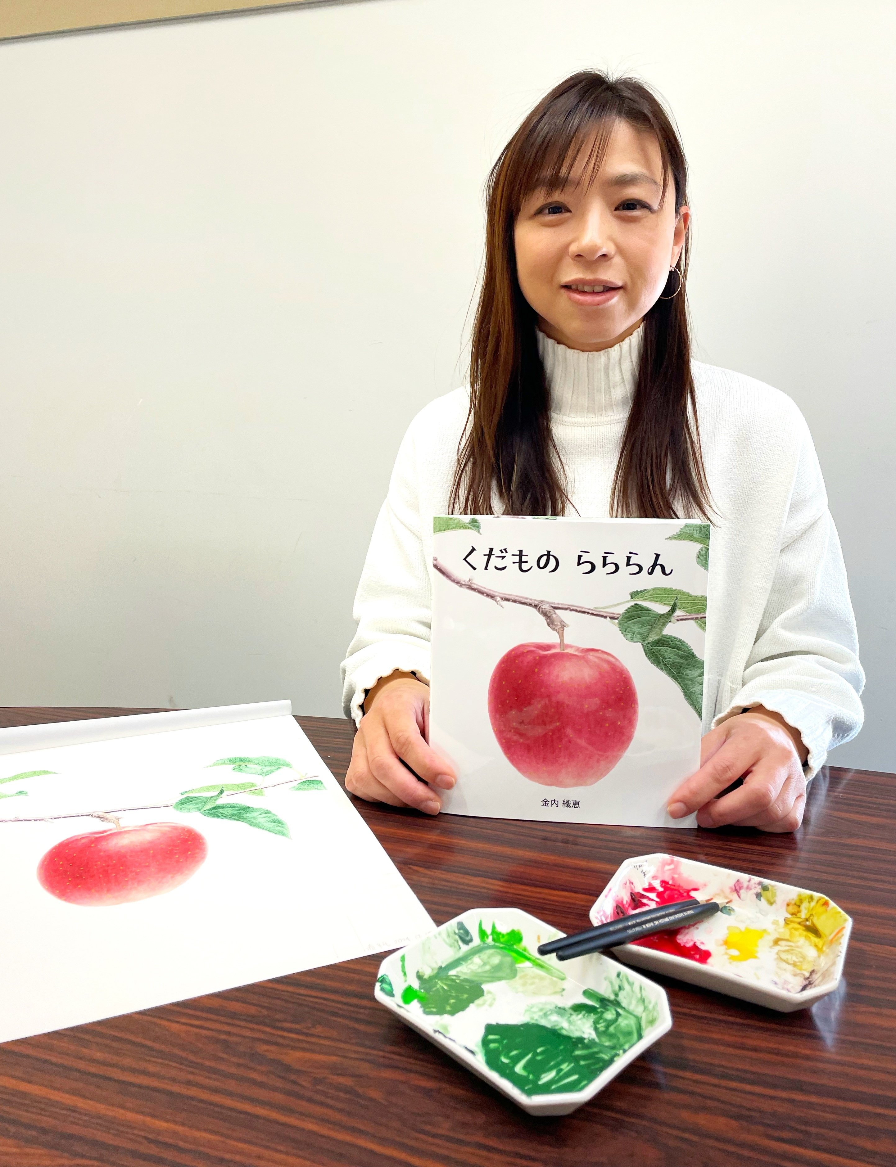 【3万円内で楽しむ本物絵画】二科会原良次先生の小さな静物画（F3号） 受注制作】小さな絵画 春と桜と白文鳥② /原画 日本画 鳥 アート
