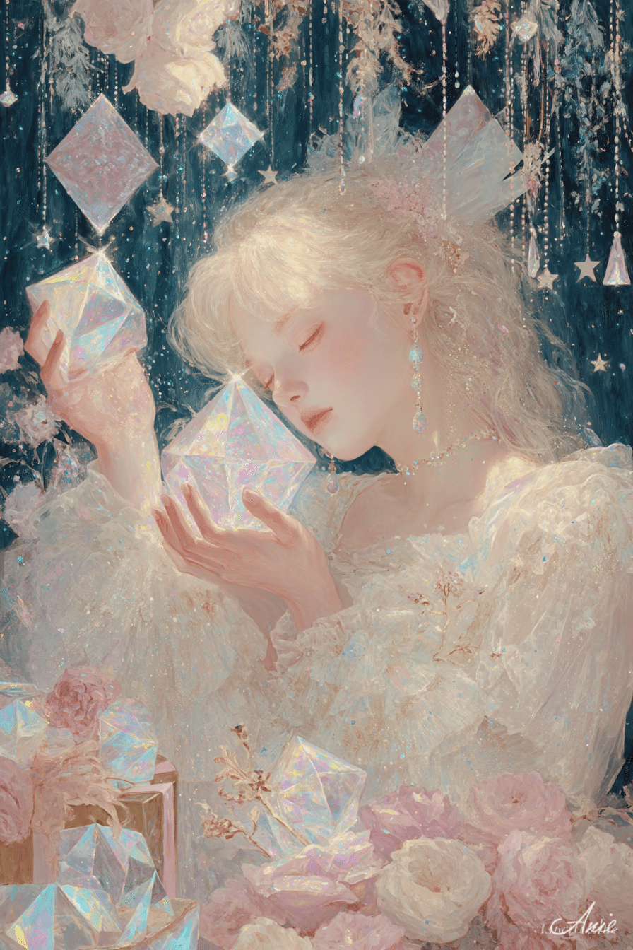 【ユメ】絵画　写真プリント　フチ無し　1:1　アート　絵　Midjourney Midjourney v7で生成した画像いろいろ【写真/イラスト】｜Anie