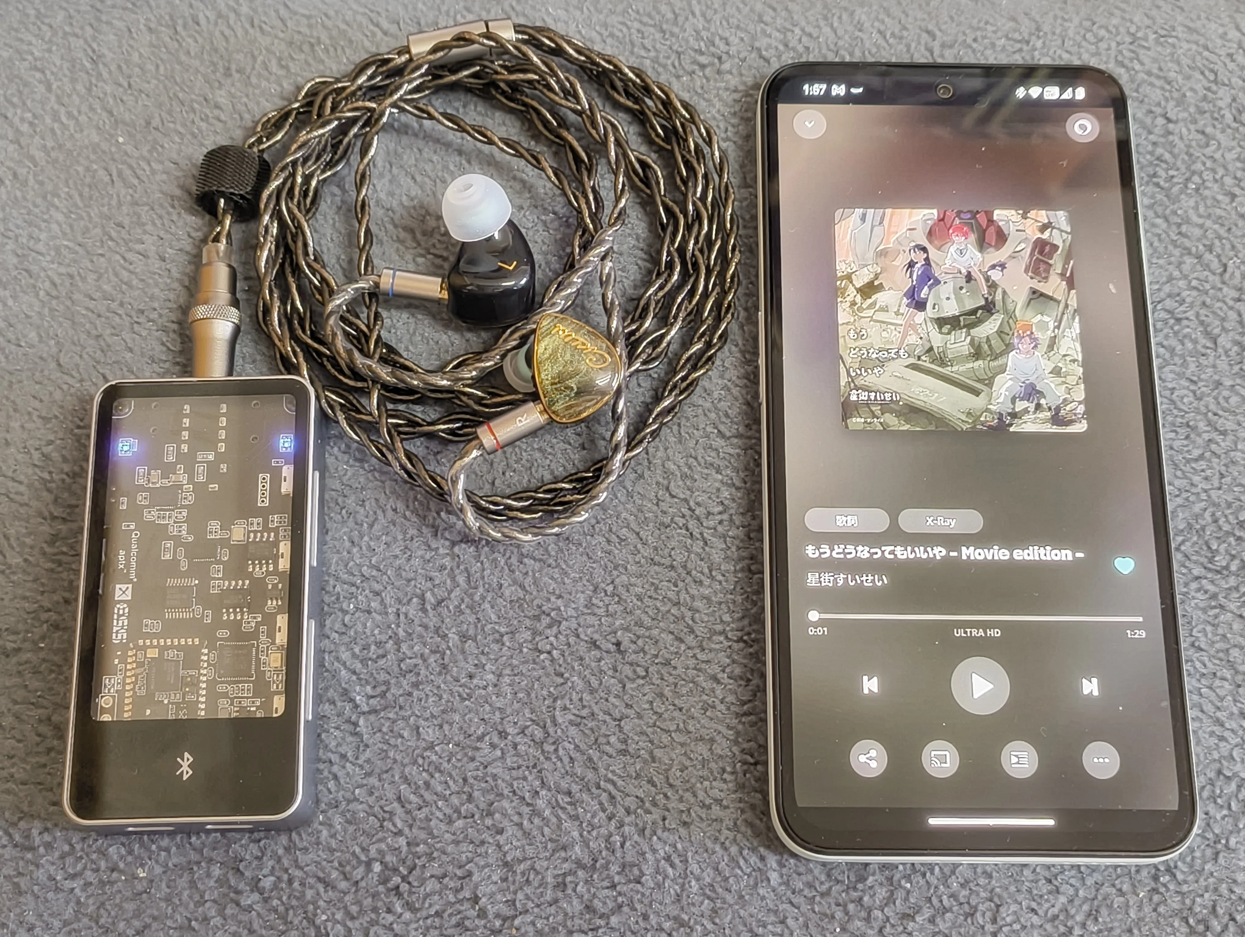 【美品】Myer-Audio CKLVX CK2V 高性能インイヤーモニター MYER-AUDIO CKLVX CK2V」 1DD+4BA+2マイクロ平面の7ドライバー構成
