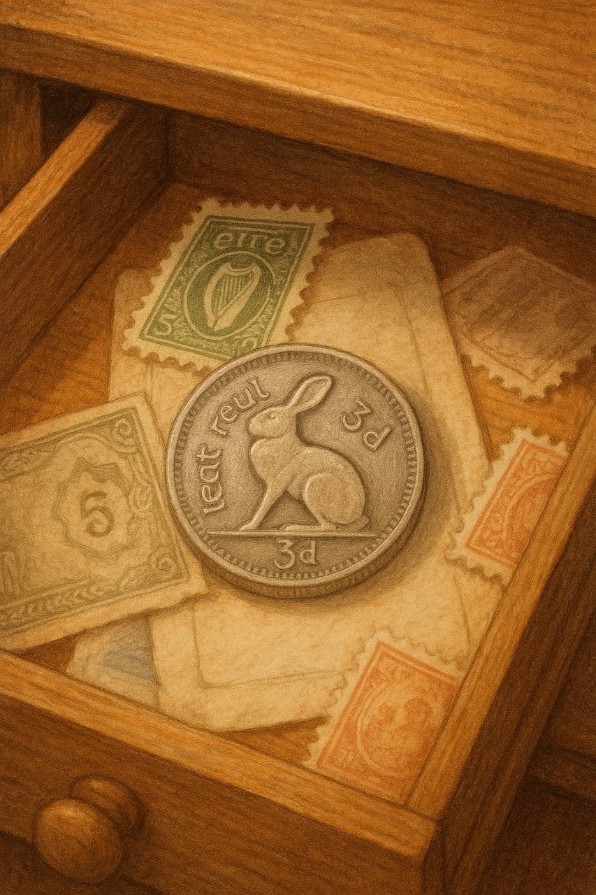 コインとハープとうさぎのうた｜アンティークコインの物語