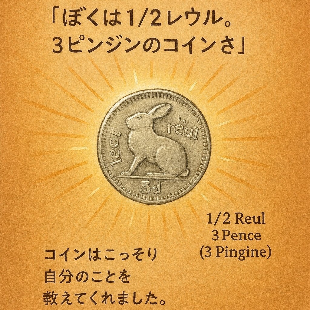 コインとハープとうさぎのうた｜アンティークコインの物語