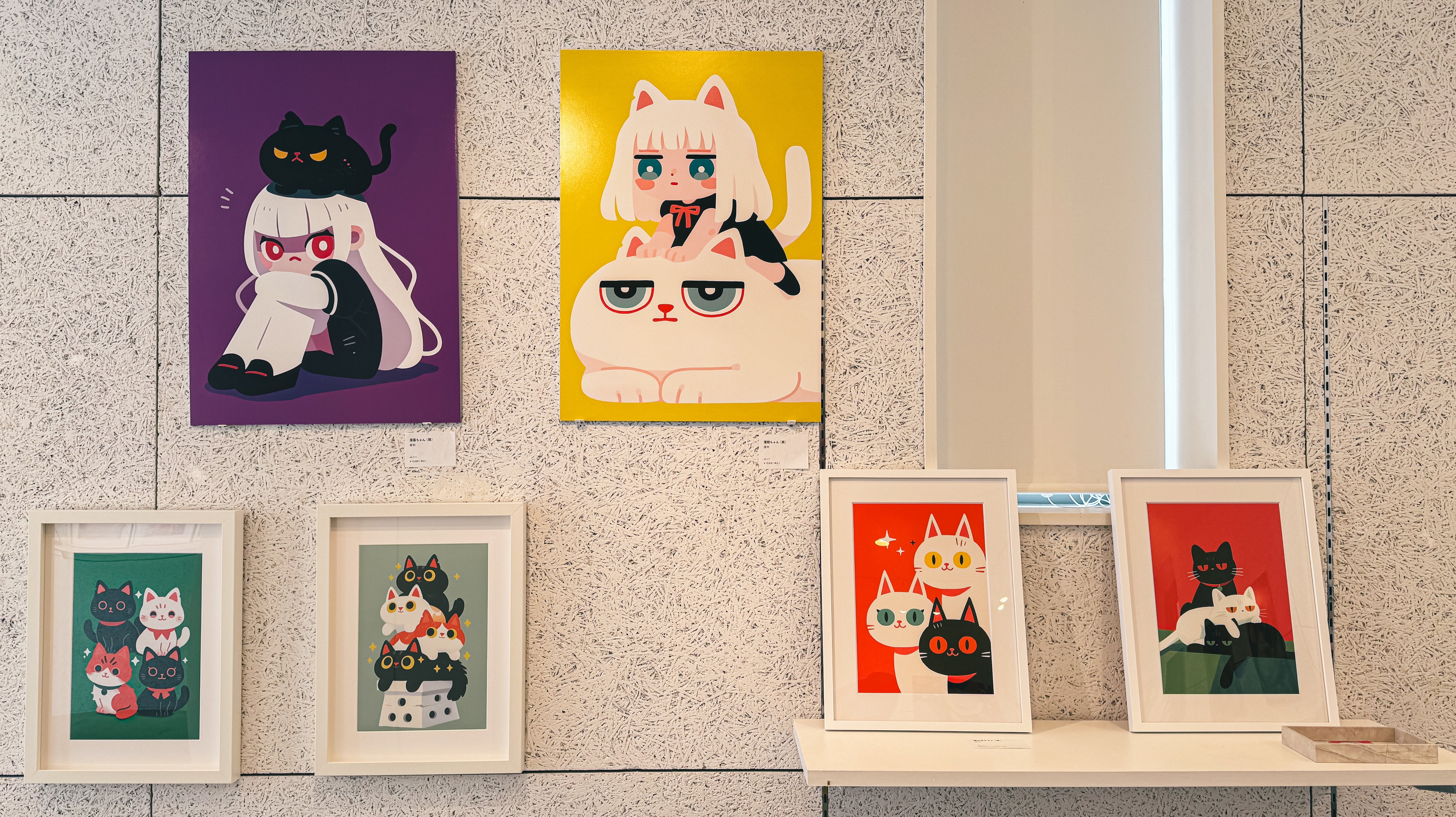 猫とハルカゼ展』終了レポート｜モモ