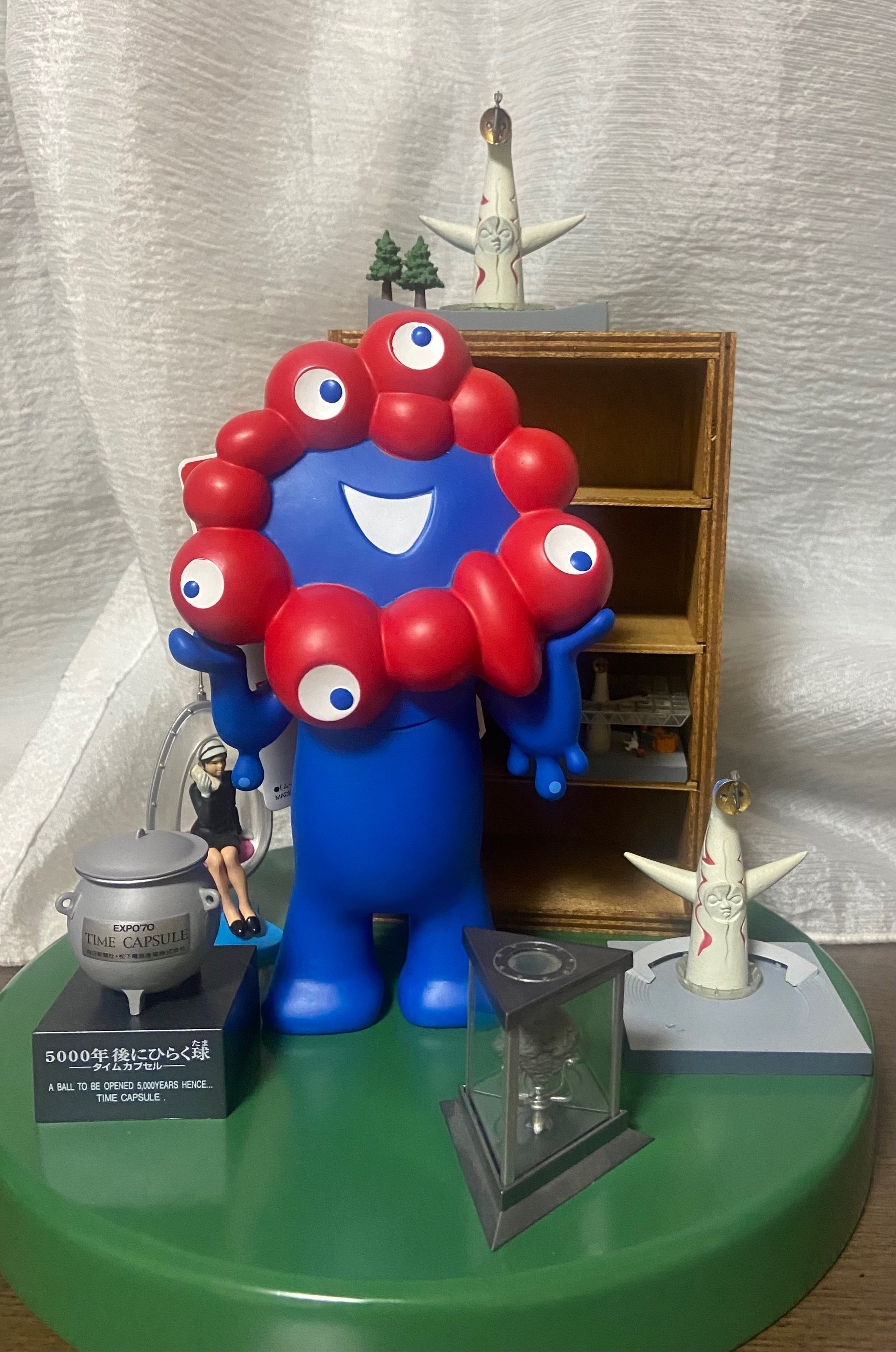 手持ちのフィギュアで1970、2025大阪万博｜ゆる