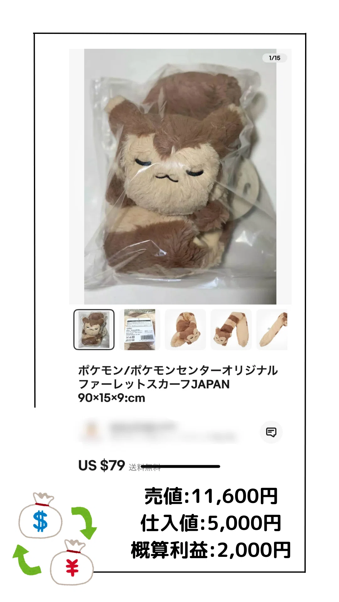 メルカリ輸出｜ロードマップ｜8章】実際に私が海外で売った商品実例 