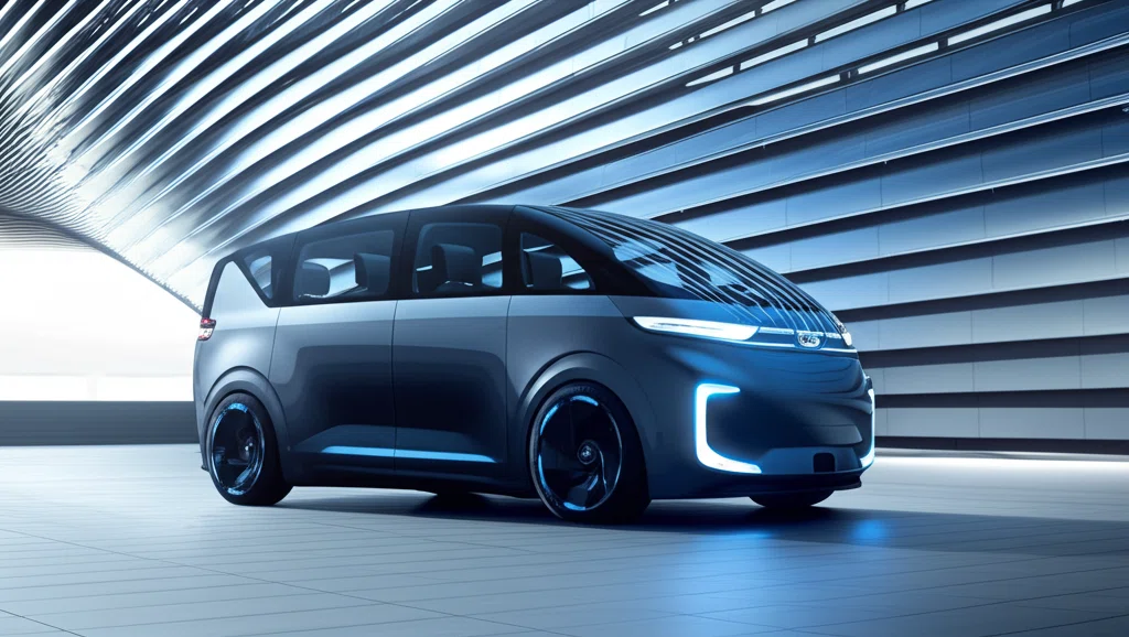 メルセデスベンツ新型電動Vクラスの外観イメージ