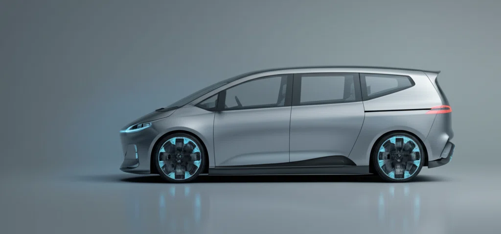 メルセデスベンツ新型Vクラス EVのプロトタイプ外観