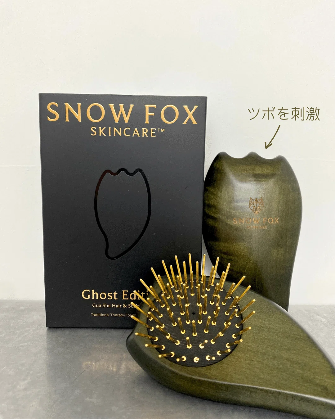 商品紹介】プレミアム FOX カッサ ゴースト ヘアブラシ ブラック｜surf