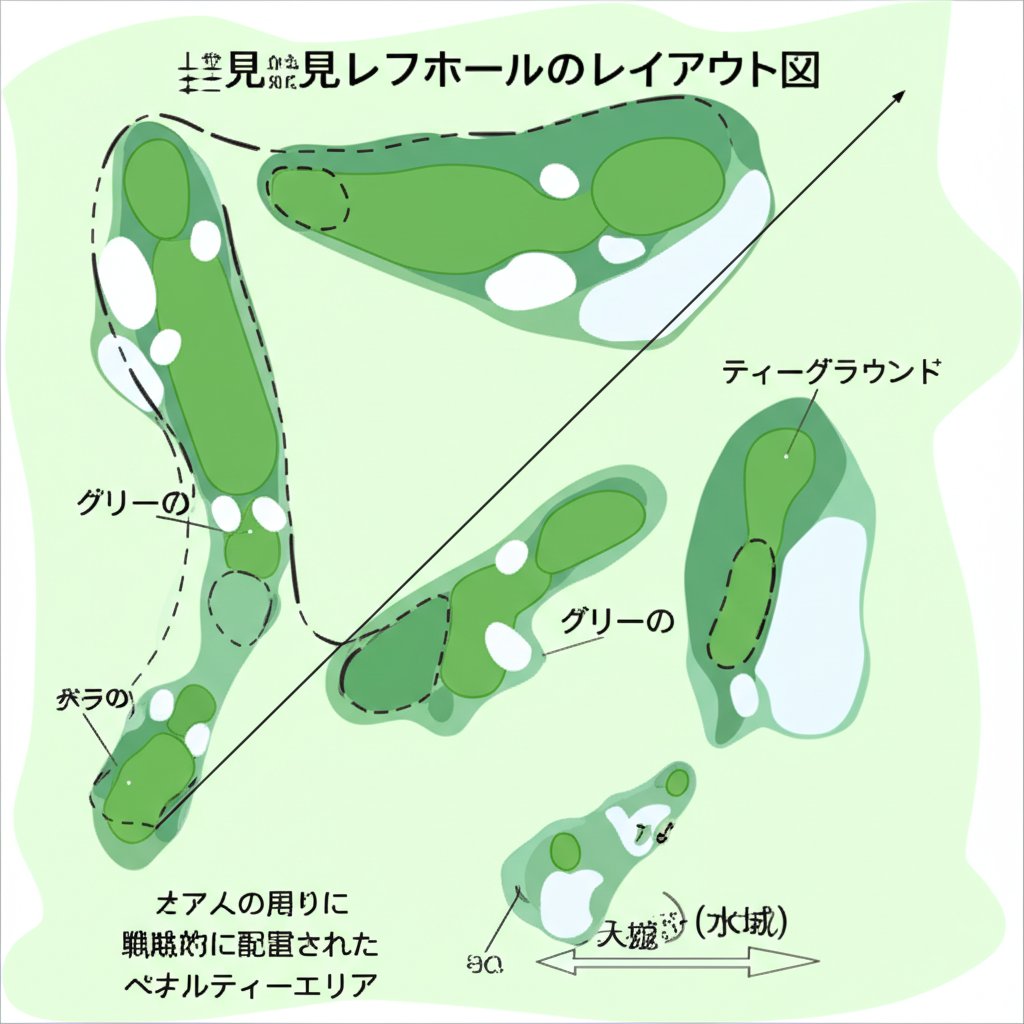 ゴルフコースを解剖する?設計の技術とコース攻略法