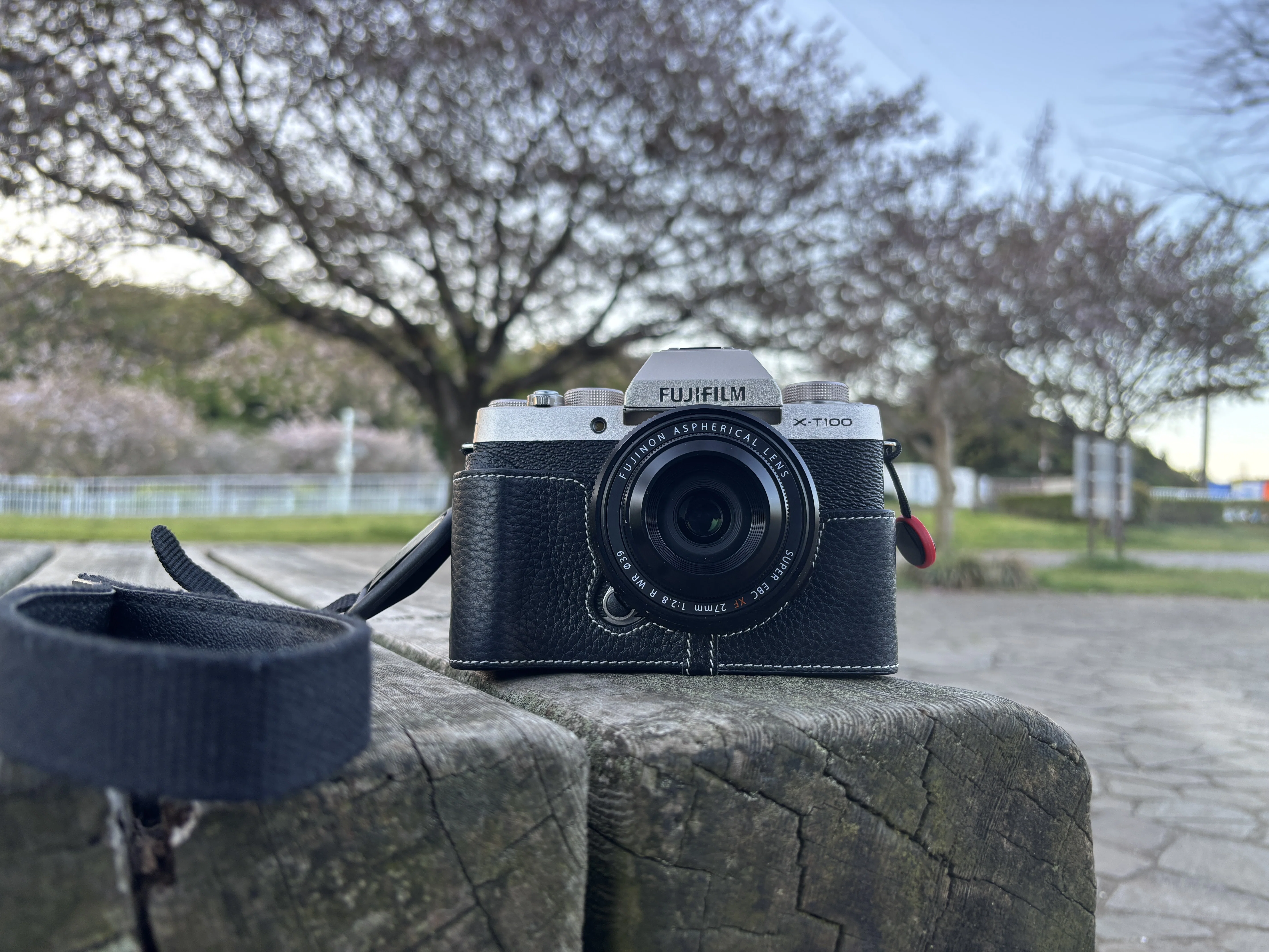 FUJI X-T100にパンケーキレンズで朝の公園｜Channel Rihan
