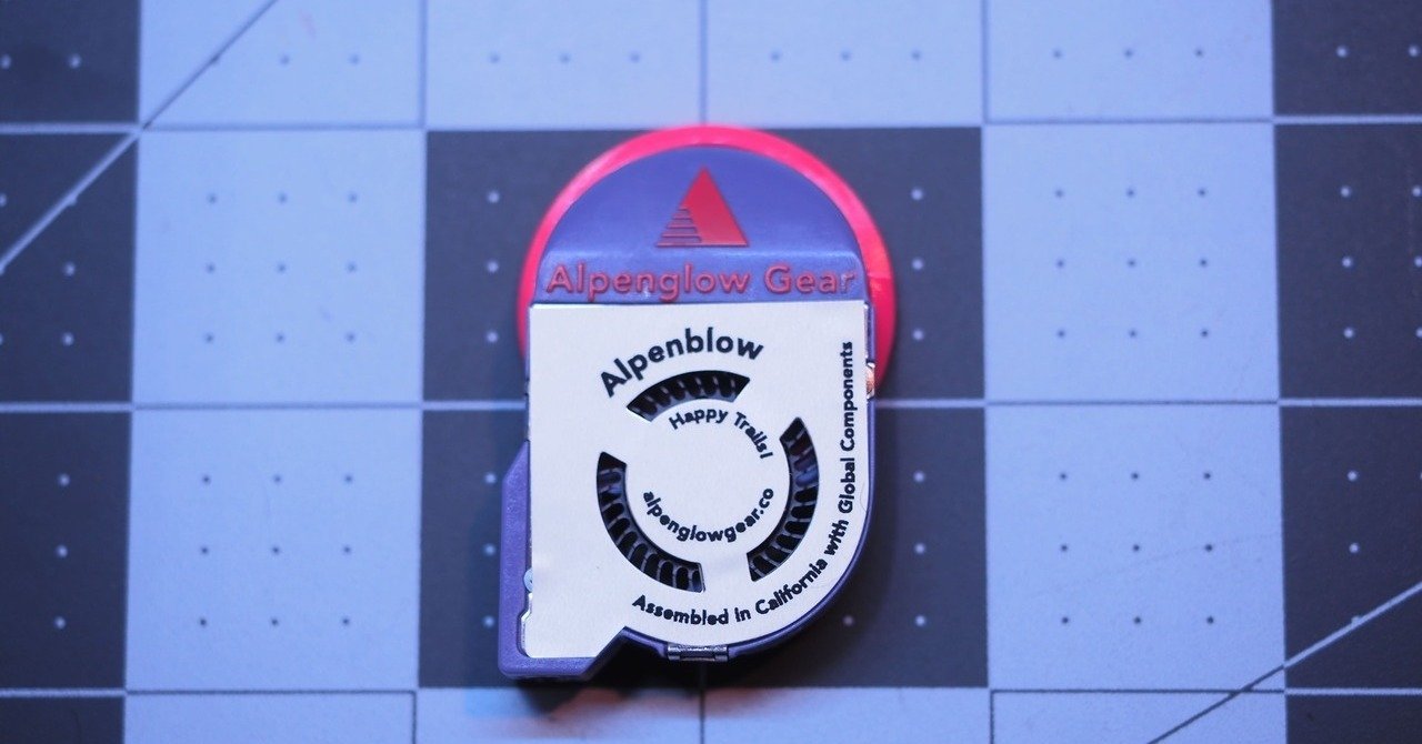 ギアレビュー#2【Alpenglow Gear】Alpenblow Micro Inflator｜ssaw あるく