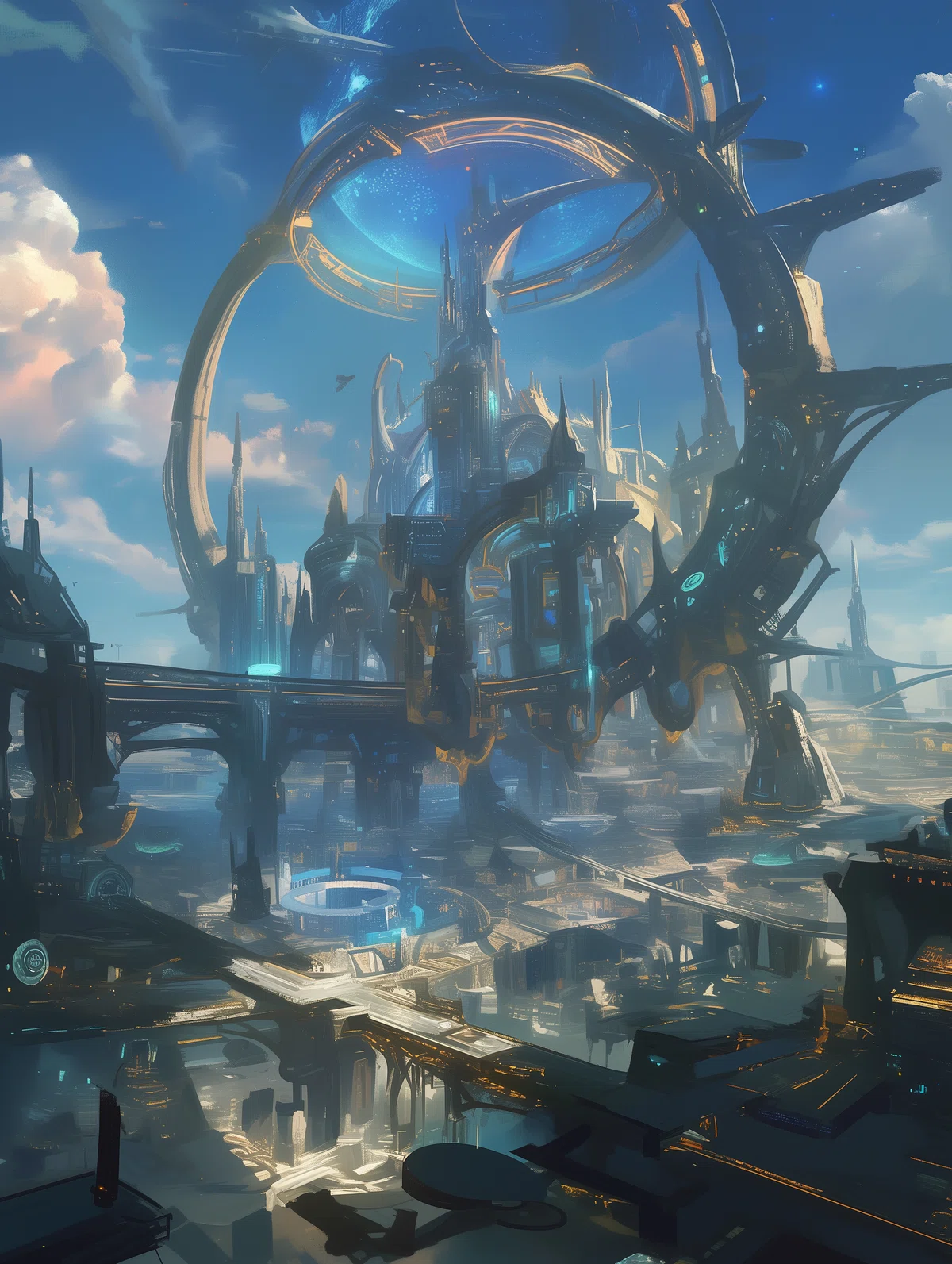 Must-See for Beginners! [Otherworldly City] Copy-Paste AI Illustrations ...