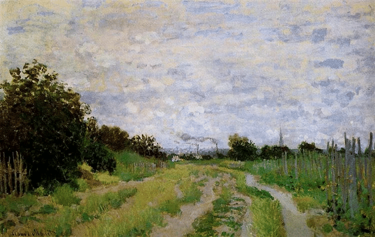 クロード・モネ、Boulevard Saint-Denis,Argenteuil クロード・モネ、Boulevard Saint-Denis,Argenteuil