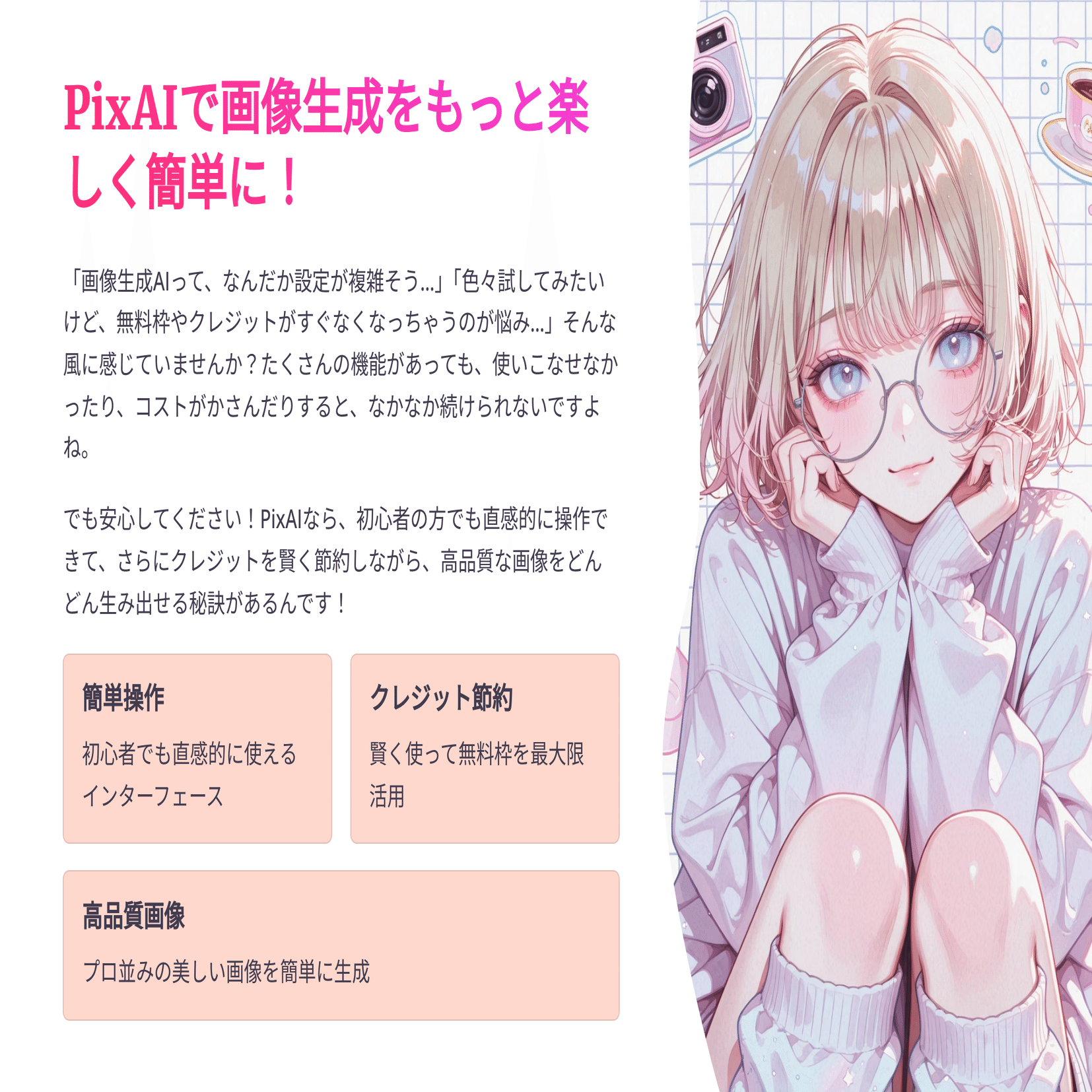 イラスト作成4 2025年最新】PixAIの歩き方✨ 激かわイラストAIで話題のコレ、使い方を