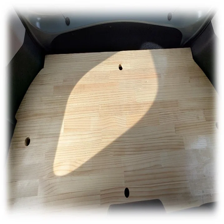 シエンタに自作ラゲッジボードを付けて見た｜wabi・sabi