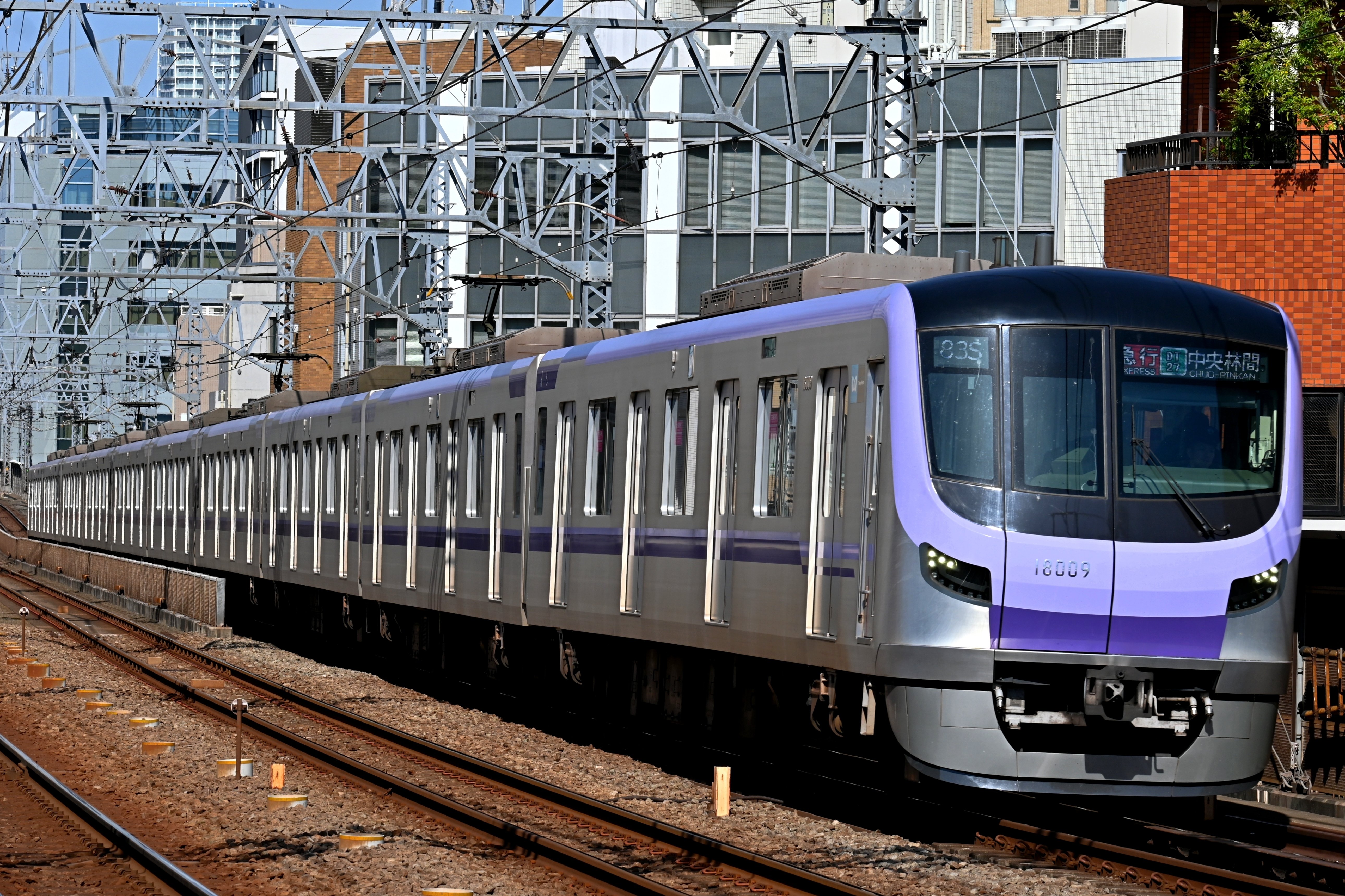 東急9000系 大井町線 10512＞東急電鉄9000系（大井町線・赤帯復刻編成・9001編成