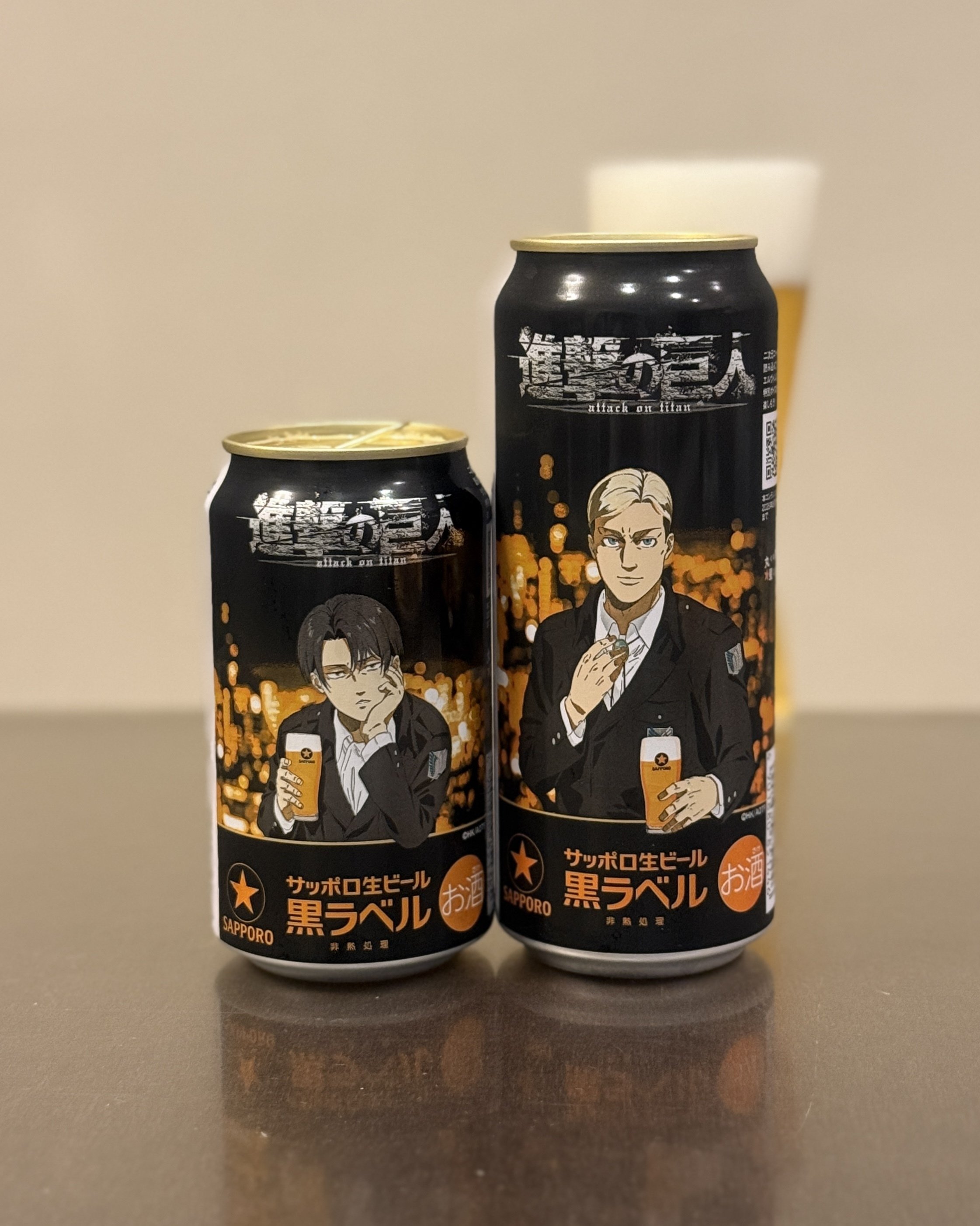 サッポロ生ビール黒ラベル 進撃の巨人デザイン缶〈数量限定